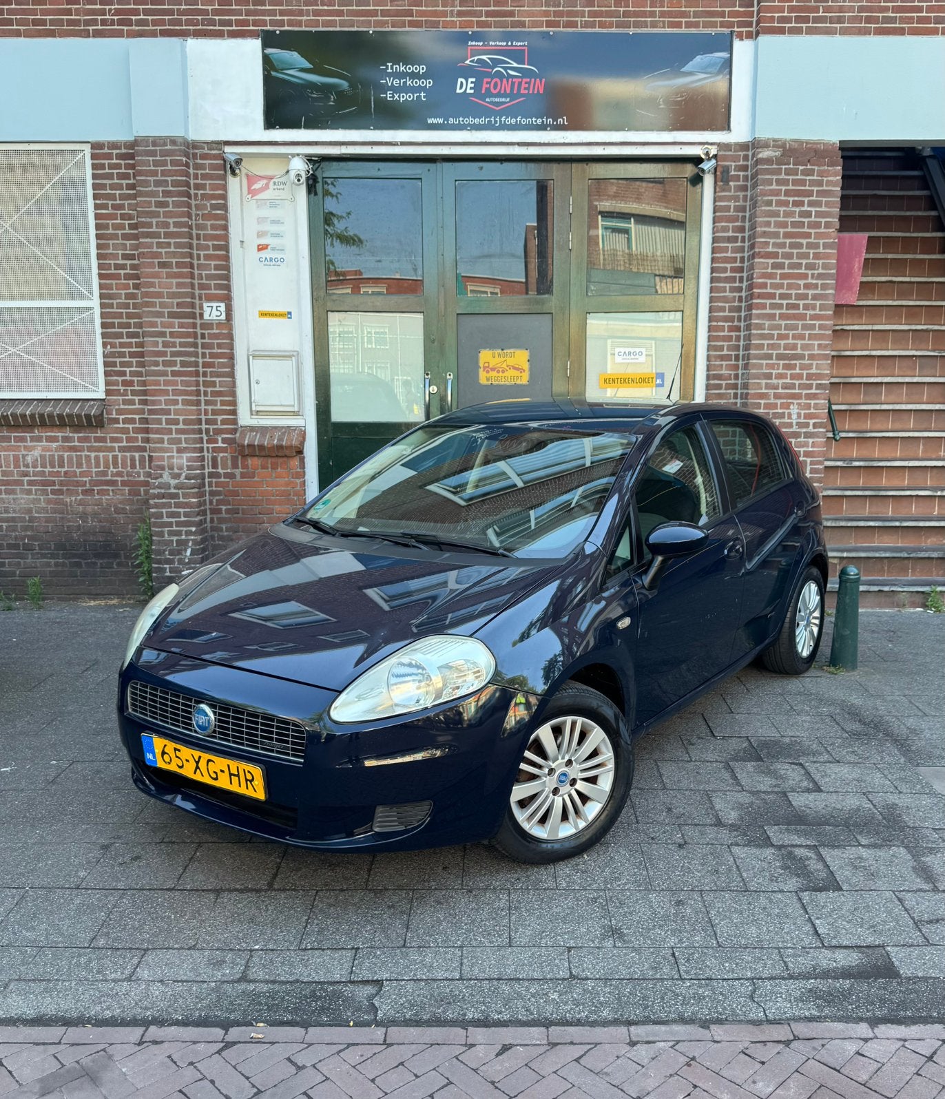 Fiat Punto 1.4 16V 5DR 2007 Nieuwe APK, Auto's, Voorwielaandrijving, 40 €/maand, Origineel Nederlands, Bedrijf