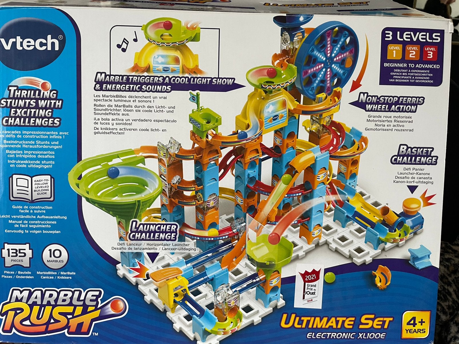 VTech Marble Rush Ultimate Set XL100E knikkerbaan, Ophalen, Zo goed als nieuw, Overige merken