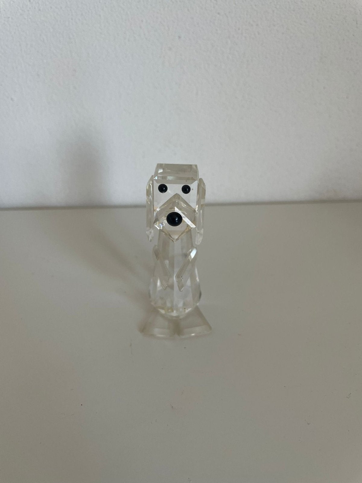 Swarovski Kristallen Hond Hoog, Verzamelen, Swarovski, Ophalen of Verzenden, Zo goed als nieuw, Figuurtje