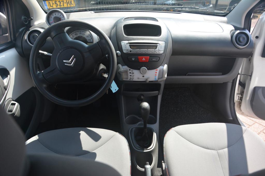 Citroën C1 1.0-12V Ambiance C1 5 drs 163895 NAP met cv airc, Voorwielaandrijving, Stof, Gebruikt, 4 stoelen