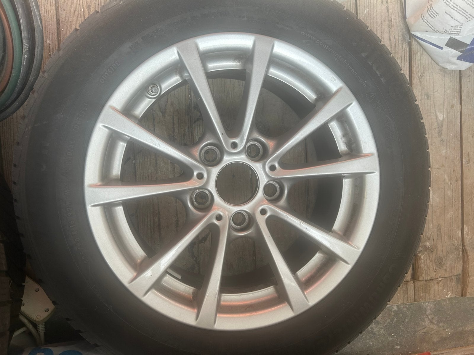 BMW 16 inch velgen, Ophalen