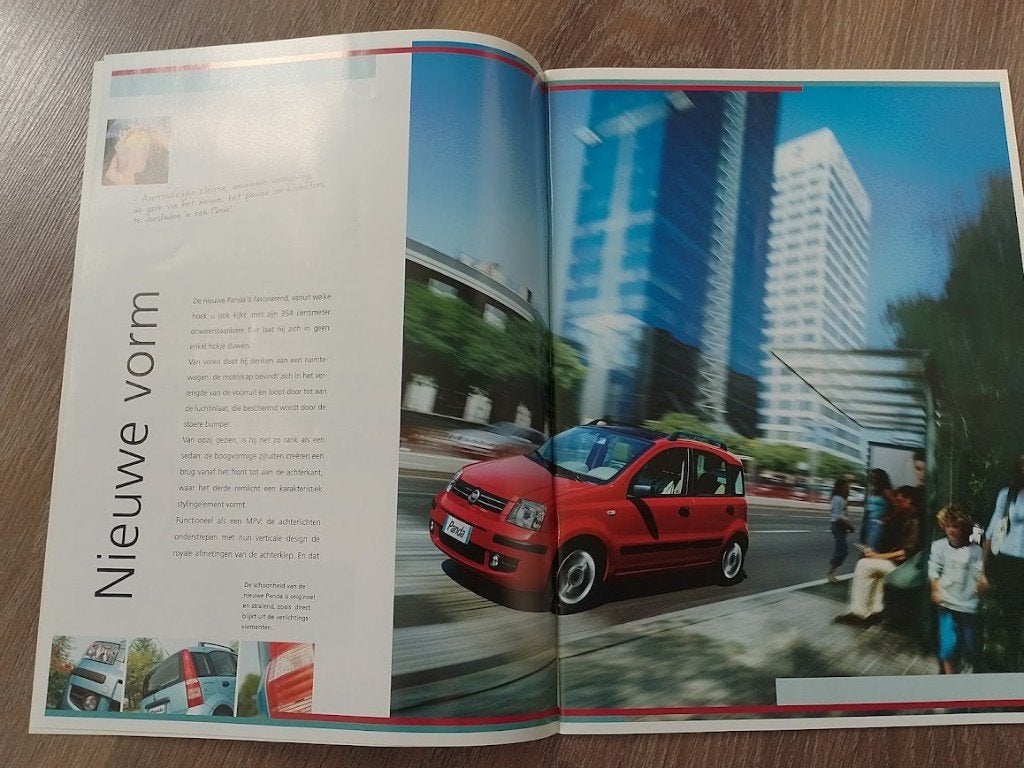 Fiat Panda autofolder, Ophalen of Verzenden, Nieuw, Overige merken
