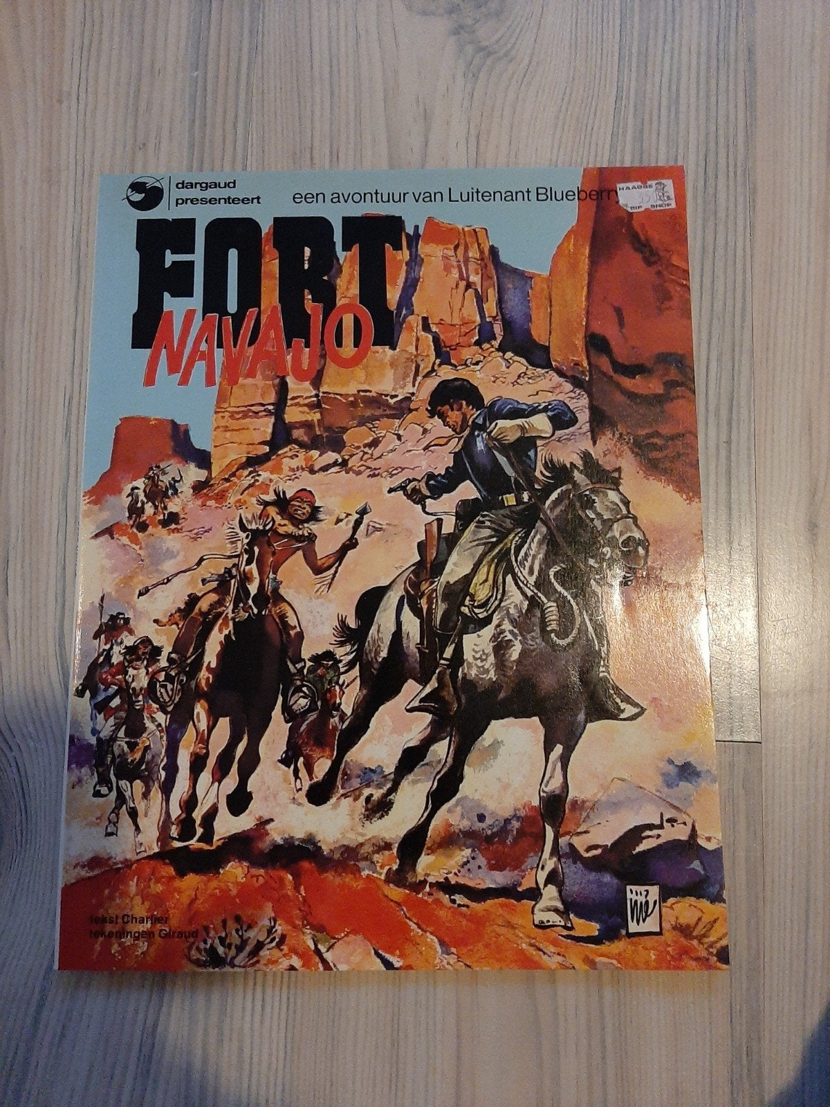 Fort Navajo - Een avontuur van Luitenant Blueberry, Eén stripboek, Ophalen of Verzenden, Gelezen, Jean-Michel Charlier