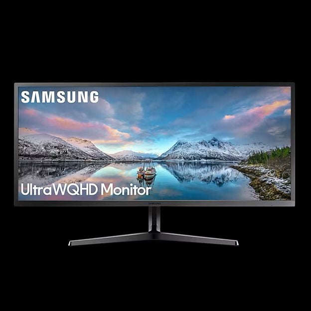 Samsung SJ55W 34" Ultrawide Monitor inclusief wandsteun, Ophalen, Zo goed als nieuw