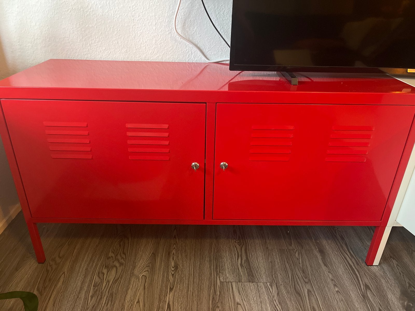 rood ikea metal locker, Ophalen, Gebruikt, 100 tot 150 cm, Minder dan 100 cm