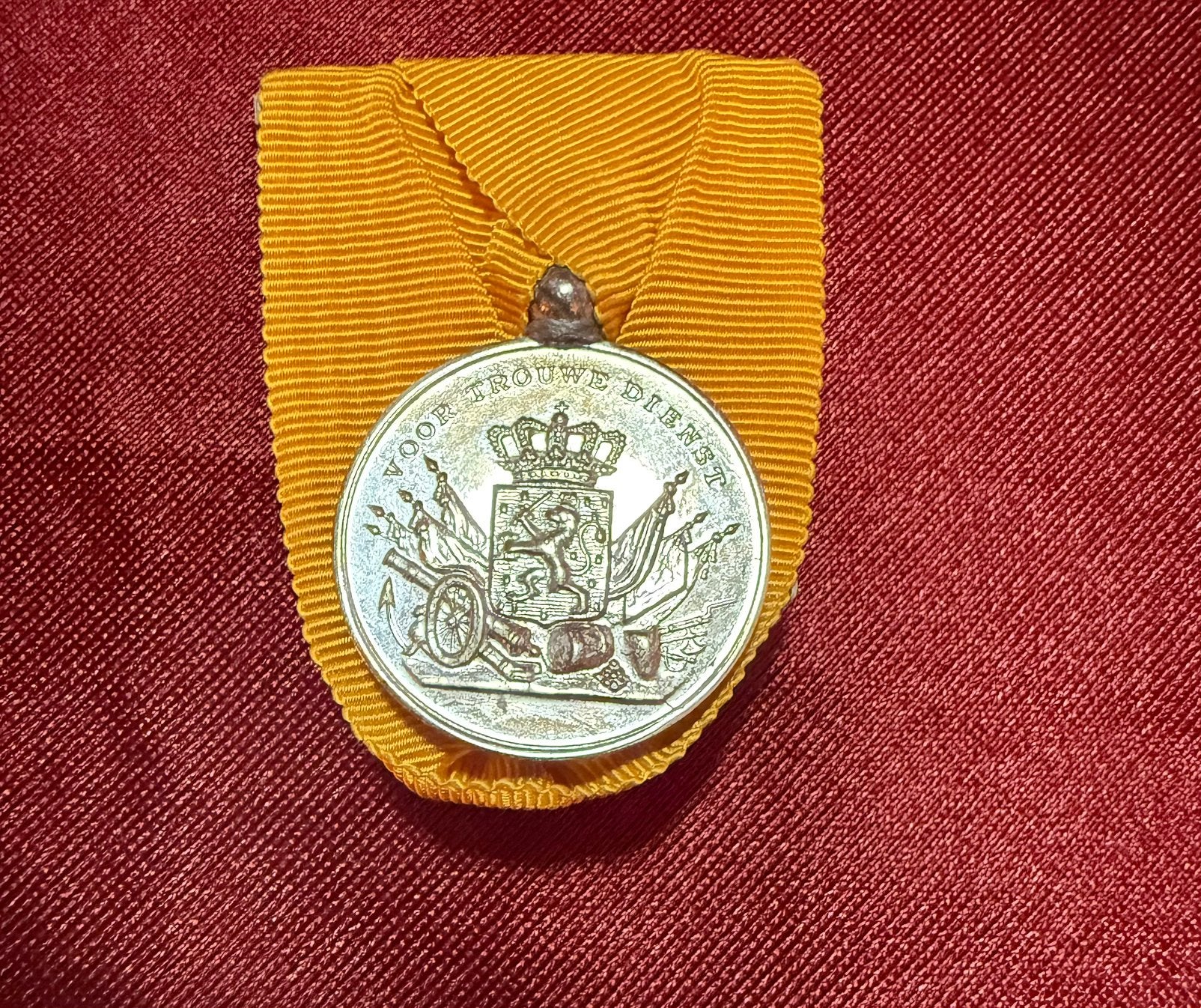 Medaille voor trouwe dienst, Ophalen of Verzenden, Overige materialen