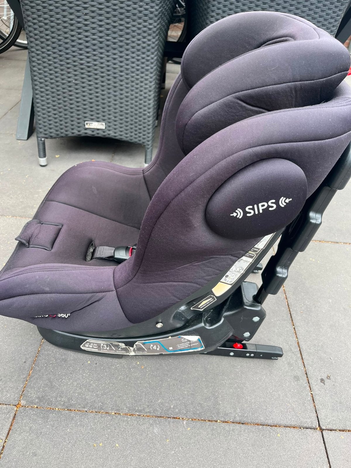 Babyauto autostoel met Isofix, Kinderen en Baby's, Gebruikt, 0 t/m 18 kg, Zijbescherming, Isofix