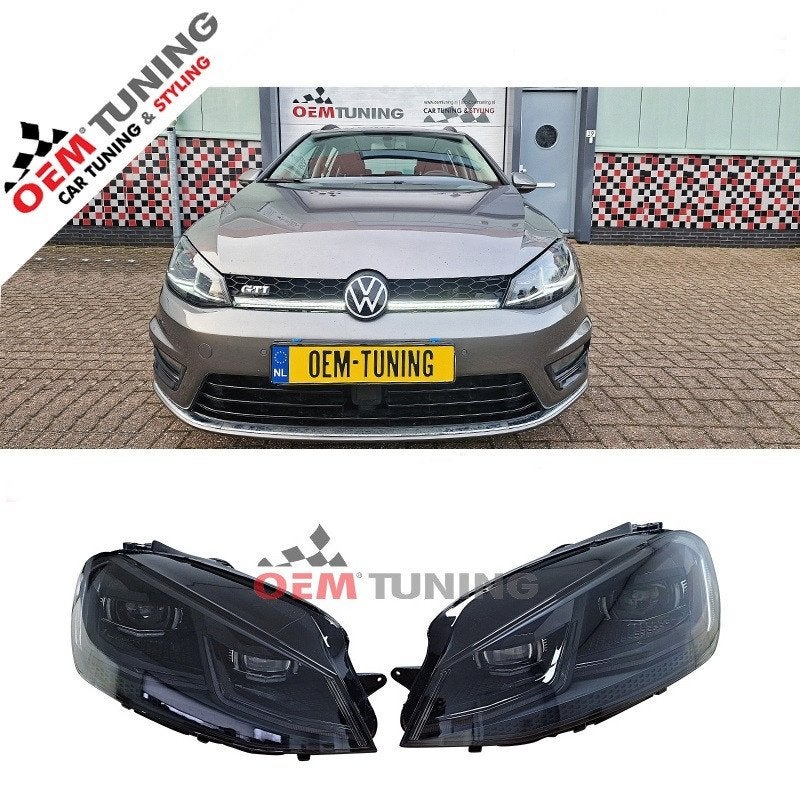 Golf 7.5 look | full led koplampen | black edition | 12-17, Ophalen of Verzenden
