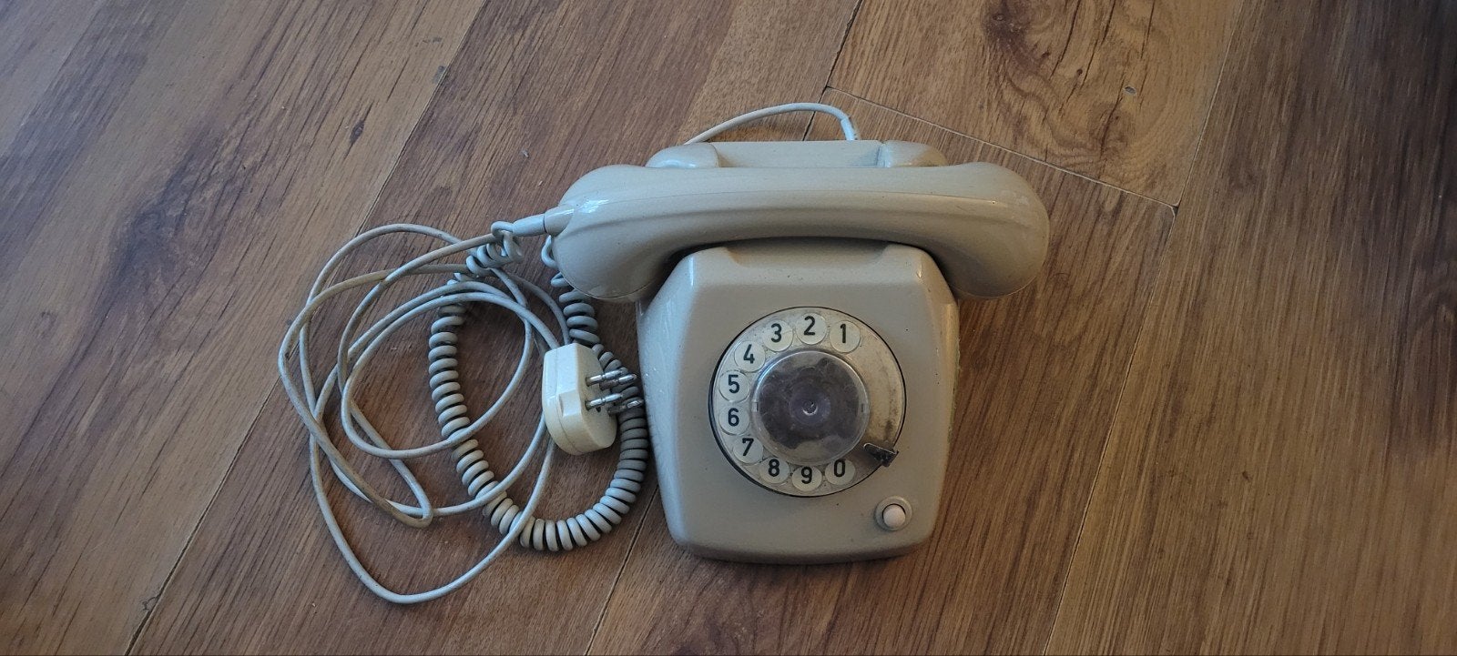 Huistelefoon van ptt type t65, Ophalen, Gebruikt, Met draaischijf