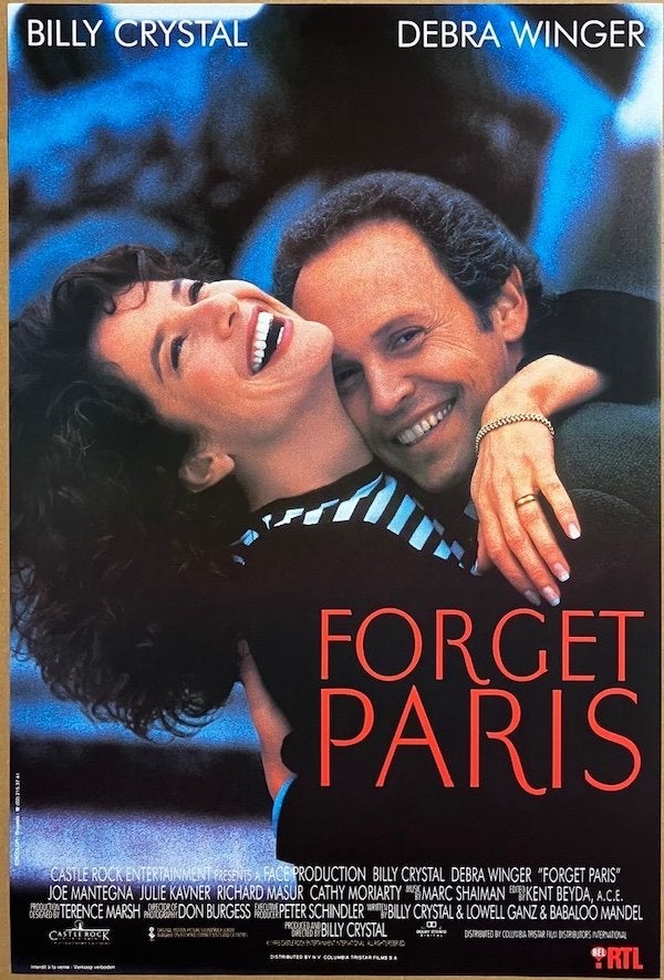 Forget Paris (1995) - Originele filmposter, Verzamelen, Ophalen of Verzenden, Zo goed als nieuw, A1 t/m A3, Film en Tv