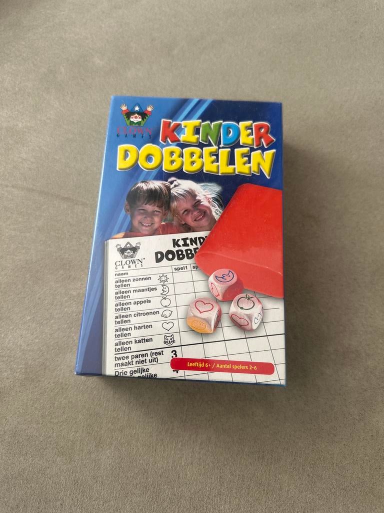 Kinder Dobbelen - Leuk dobbelspel voor kinderen, Drie of vier spelers, Ophalen of Verzenden, Nieuw