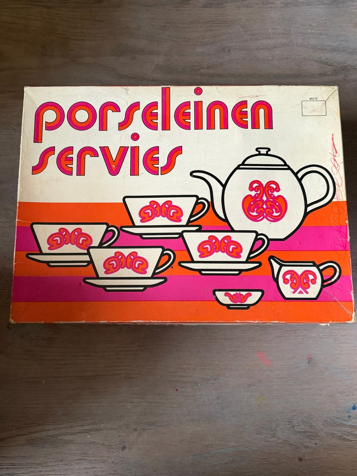 Hema Vintage Porseleinen Servies - Theeservies met Bloemen, Ophalen of Verzenden
