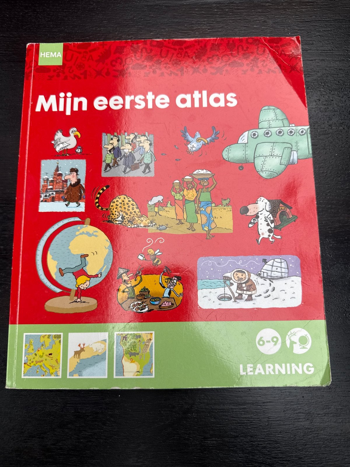 Mijn eerste atlas - HEMA (6-9 jaar), Boeken, Kinderboeken | Jeugd | onder 10 jaar, Ophalen, Zo goed als nieuw, Non-fictie