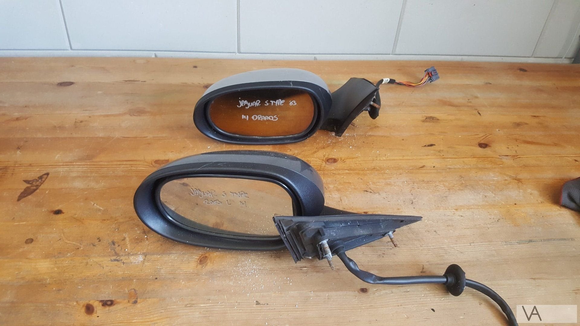 Spiegel links Jaguar  S type 2003-2008 ZELFDIMMEND glas €75, Auto-onderdelen, Gebruikt, -, -, Ophalen of Verzenden