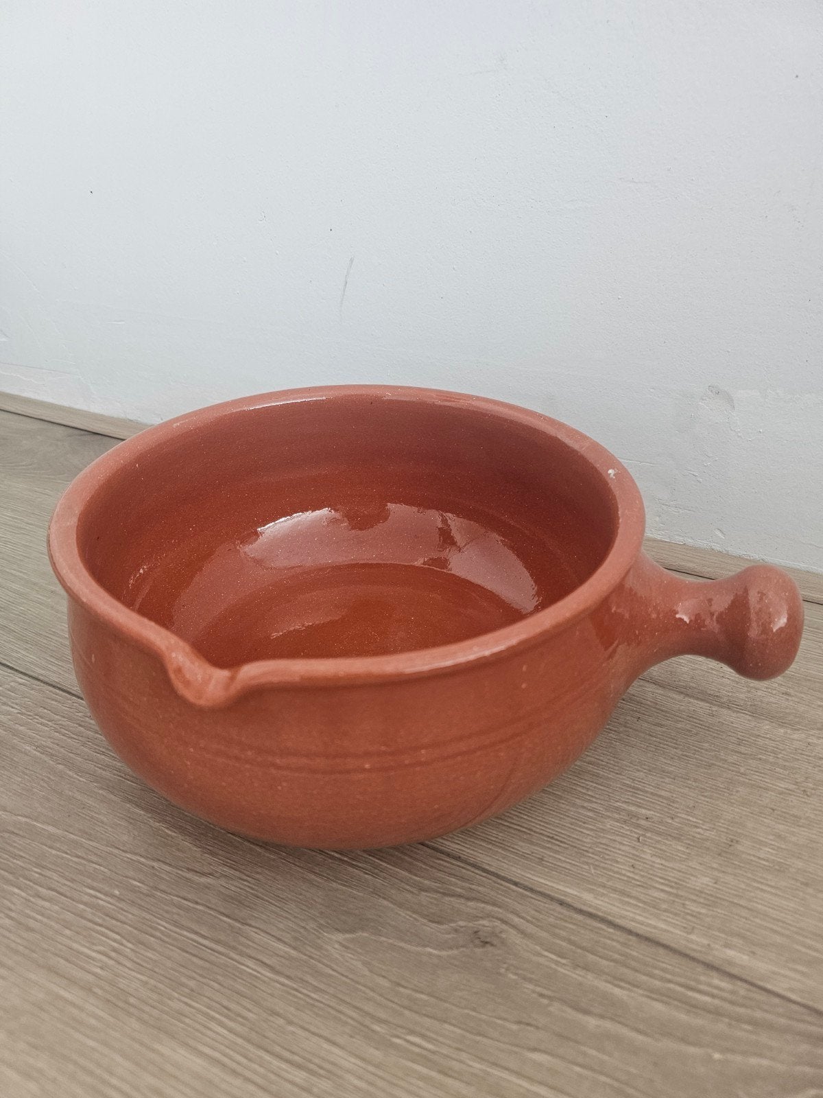Geglazuurde terracotta fonduepan  - Caquelon  - Nieuw! Groot, Huis en Inrichting, Keuken | Potten en Pannen, Ophalen, Nieuw