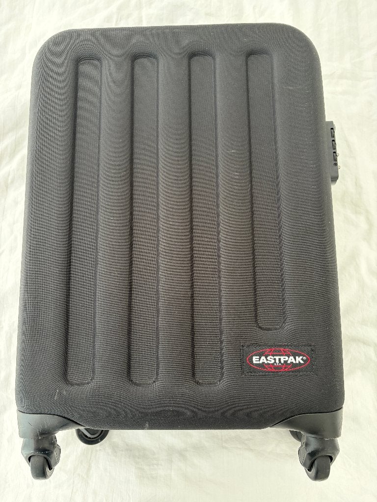 Eastpak TRANZSHELL S Reiskoffer (54 x 39 x 20 cm) - Black, Ophalen, 50 tot 60 cm, Hard kunststof, Slot