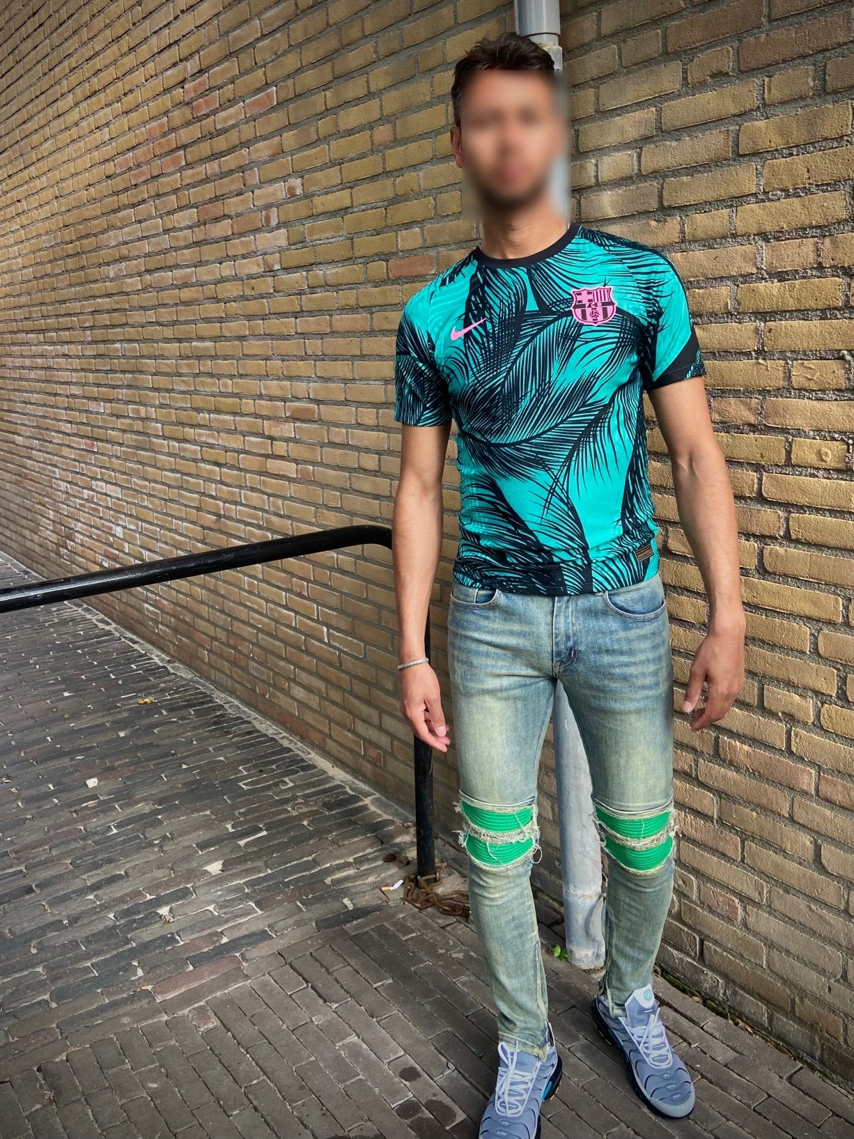 Rivero zip denim jeans, Kleding | Heren, Spijkerbroeken en Jeans, Ophalen of Verzenden, Zo goed als nieuw, Blauw, W32 (confectie 46) of kleiner
