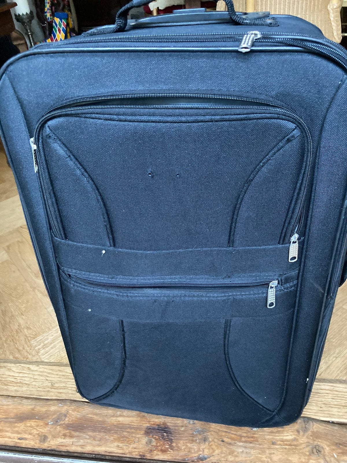 Reiskoffer; zwart, geen merk, le. 70 , br. 40  d. 30, Ophalen, Gebruikt, 70 cm of meer, 35 tot 45 cm