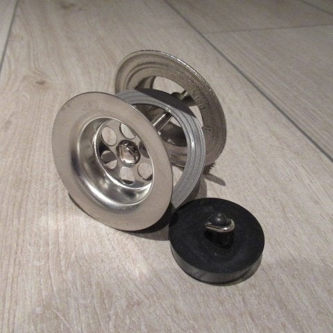 wastafelplug met stop, Pvc, Nieuw, Ophalen of Verzenden, Minder dan 2 meter