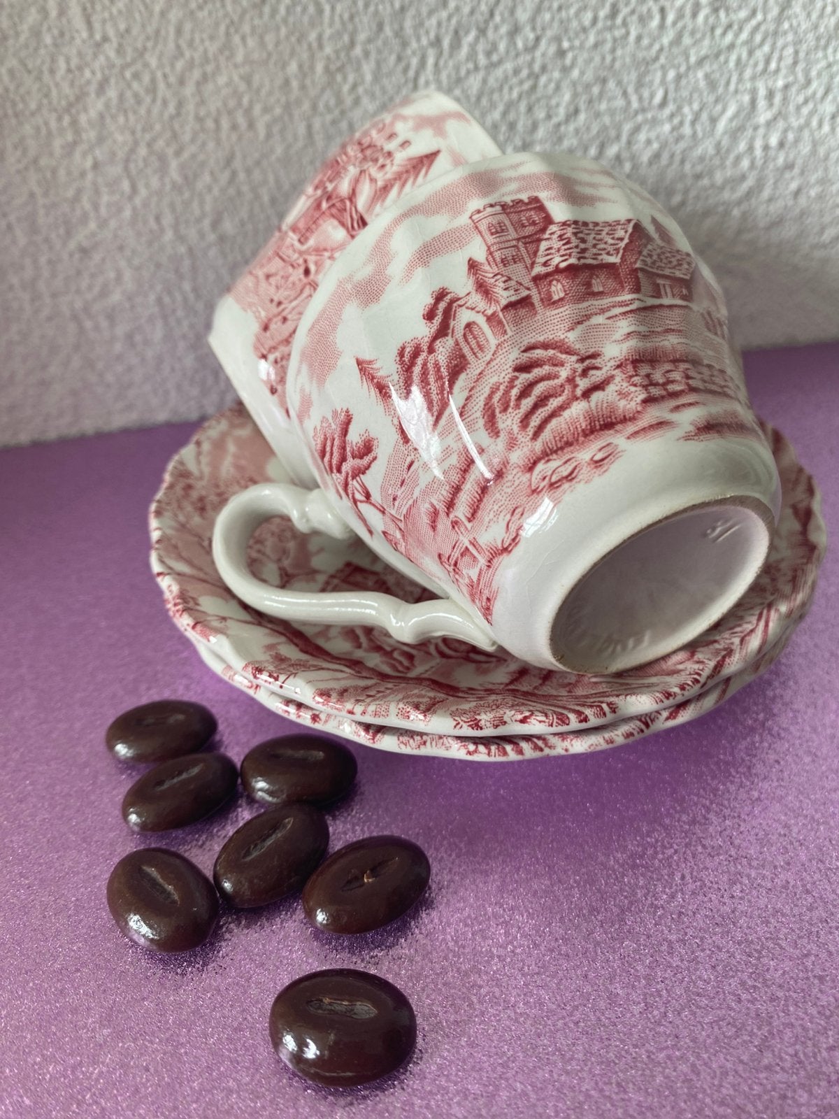 Gaaf espresso set Engelse stijl Vintage, Ophalen of Verzenden