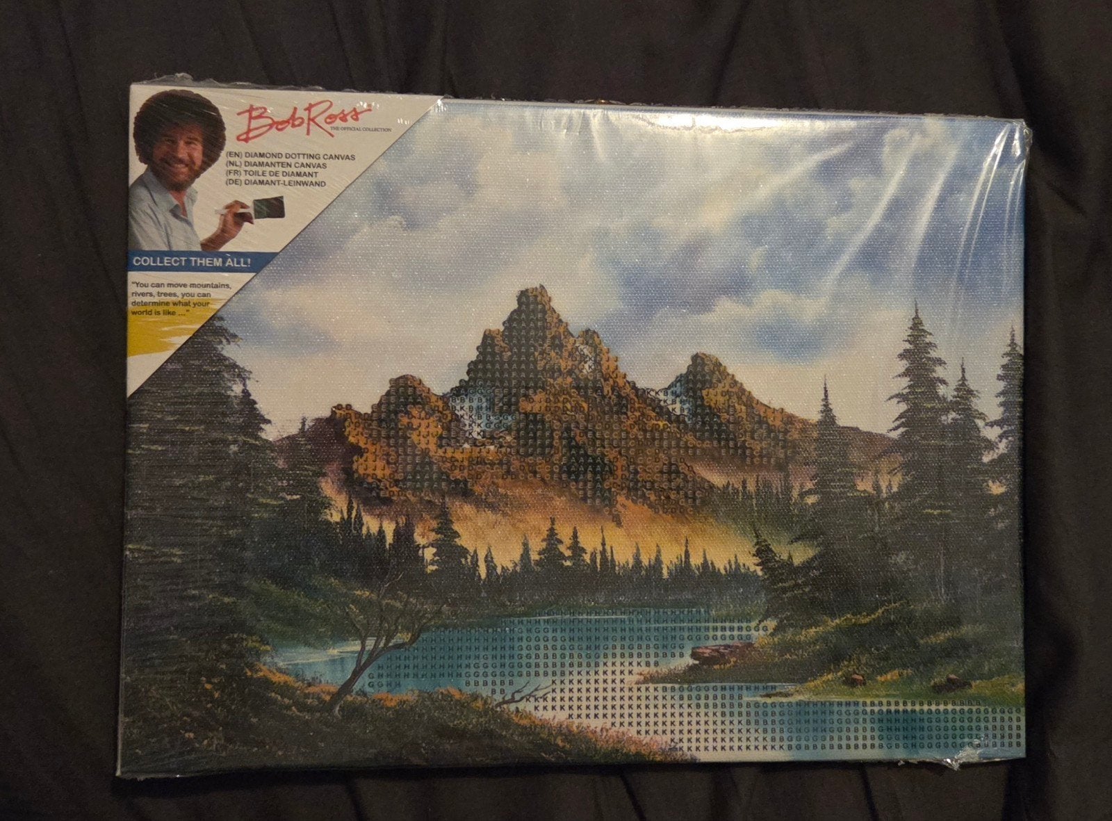 Diamond painting Bob Ross nieuw in plastic, Ophalen of Verzenden, Nieuw