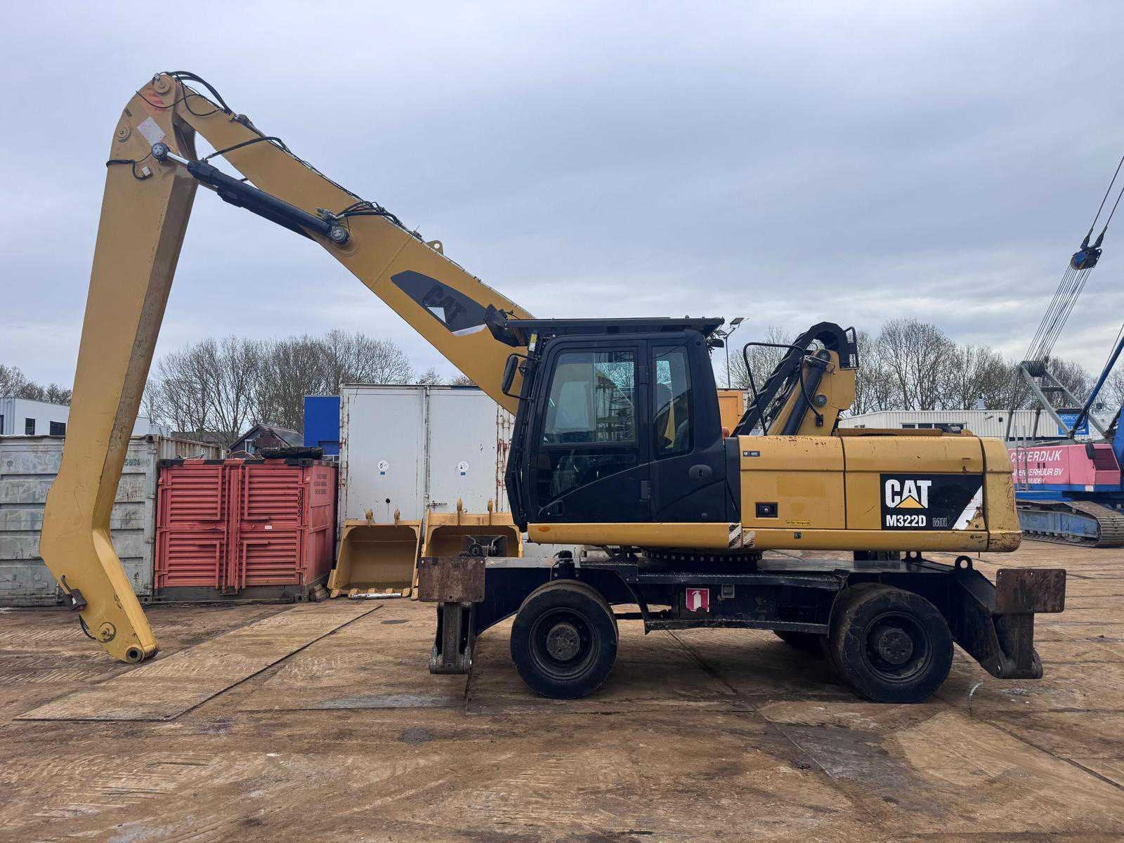 2012 Caterpillar M322D Mobiele graafmachine, Kraan