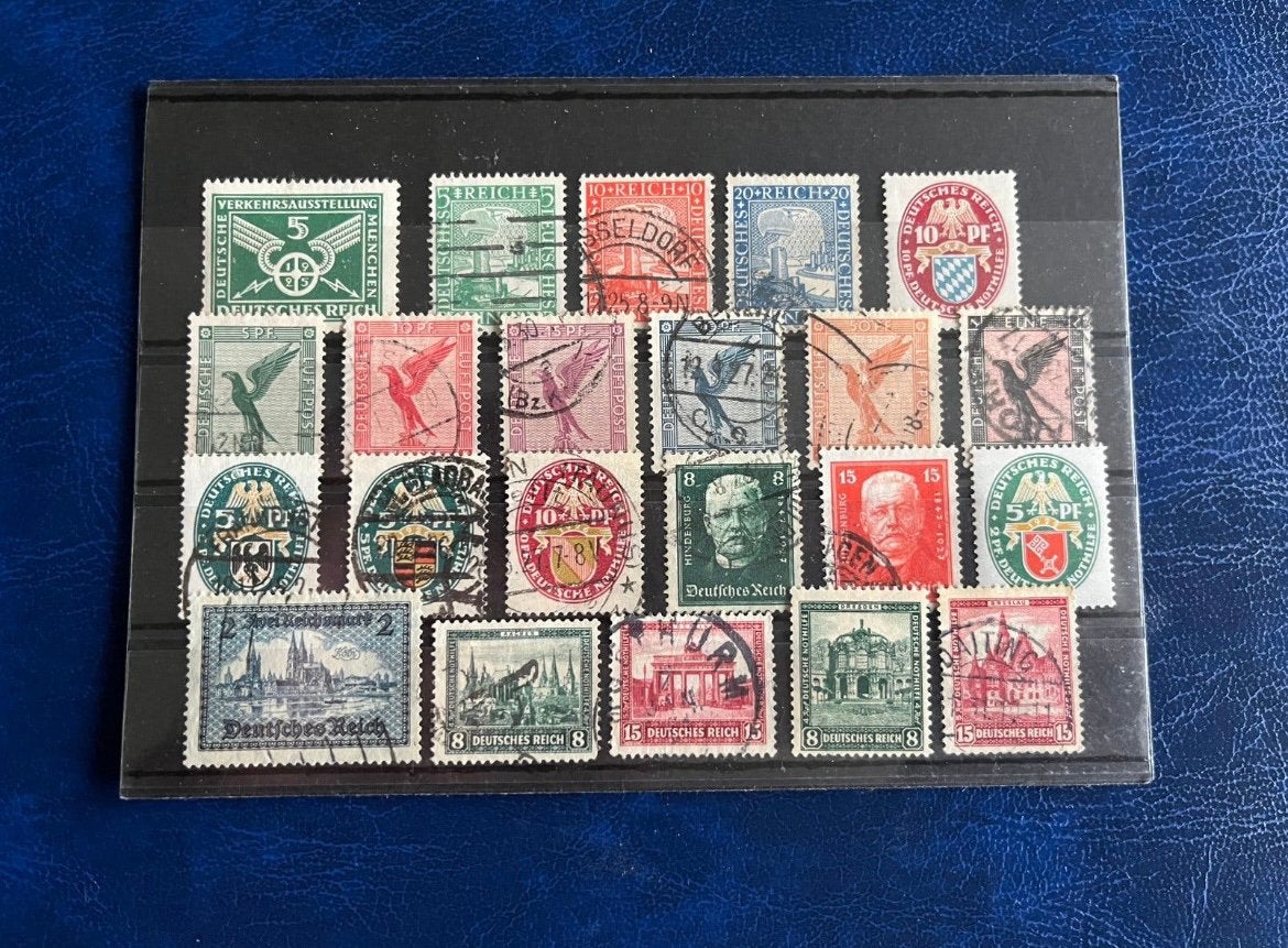 Postzegels Duitse Rijk kavel 6, Postzegels en Munten, Ophalen of Verzenden, Duitse Keizerrijk