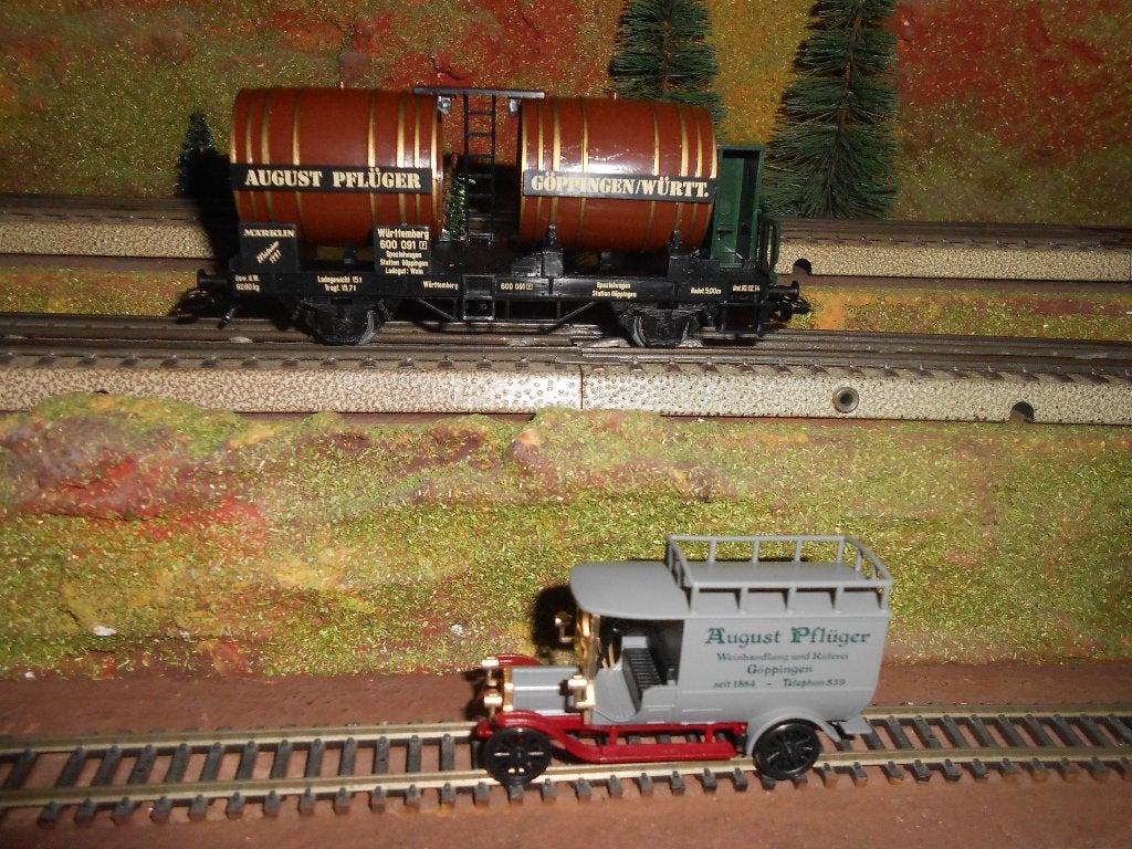 Märklin 84791 Museumwagon set 1991 August Pfluger Wijn, Wisselstroom, Verzenden, Märklin, Nieuw