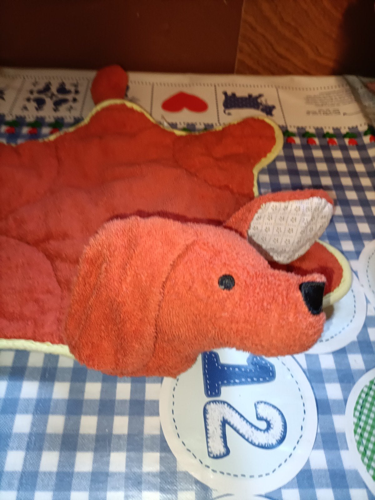 Achmea knuffeldoek hond oranje, Ophalen of Verzenden, Zo goed als nieuw