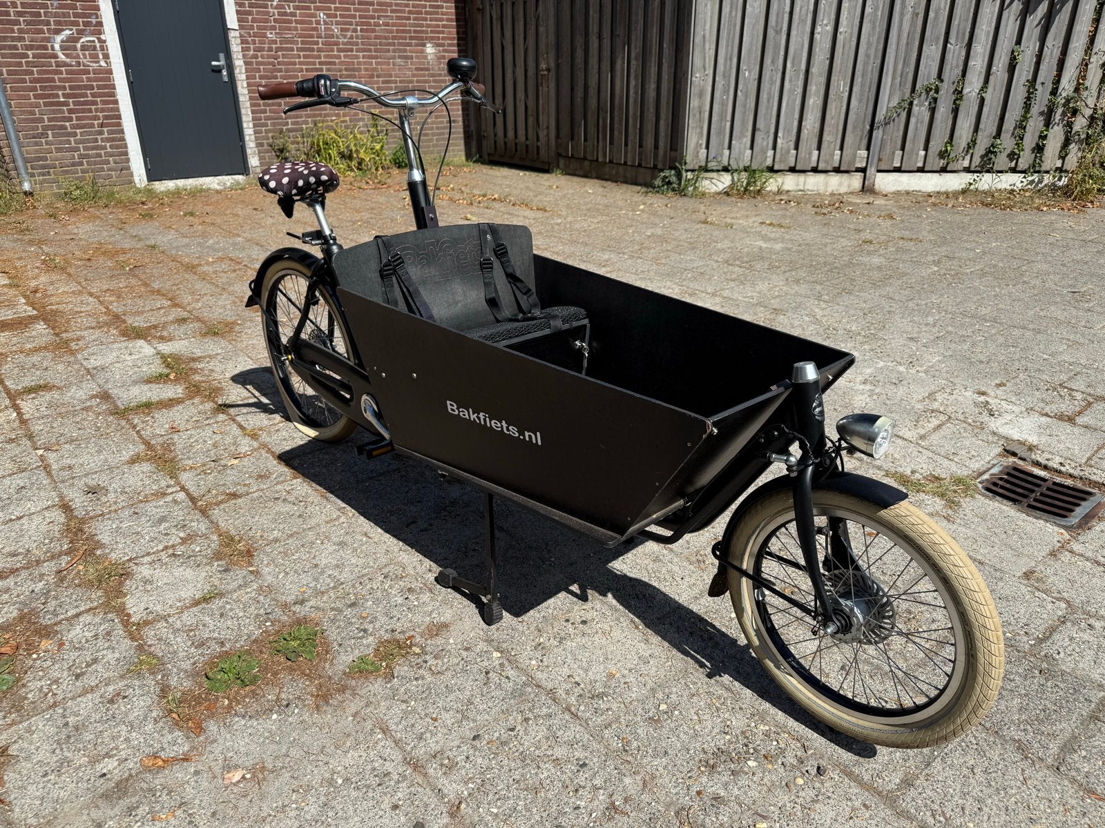 Bakfiets Cargo Long met huif - Ideaal voor kinderen!, Gebruikt, Huif, 2 kinderen, Schijfrem
