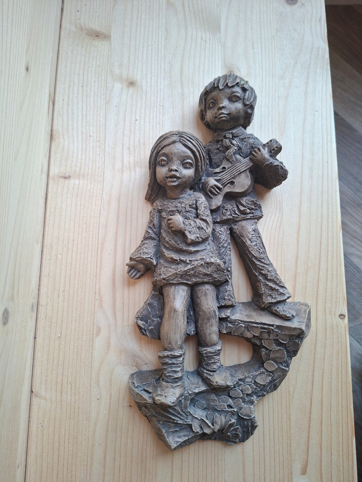 Vintage wandsculptuur PG van Vliet, ontwerp Toon Vos, Ophalen of Verzenden