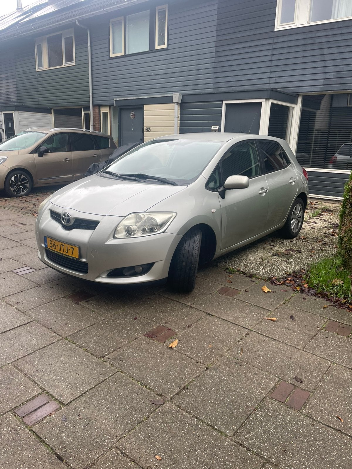 Toyota Auris 1.6 16V Vvt-i 5DR Terra 2009 Grijs, Auto's, Zwart, 4 cilinders, Handgeschakeld, Auris