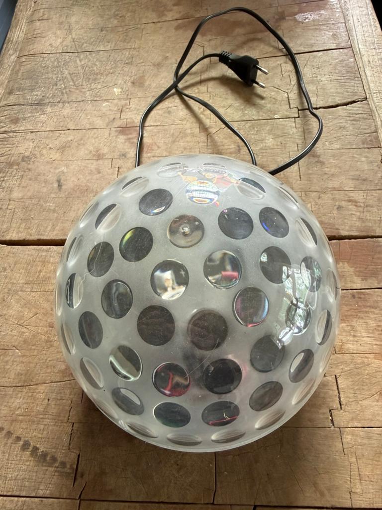 Disco bal / LED party light met DMX –  feest DJ mancave, Ophalen of Verzenden, Licht