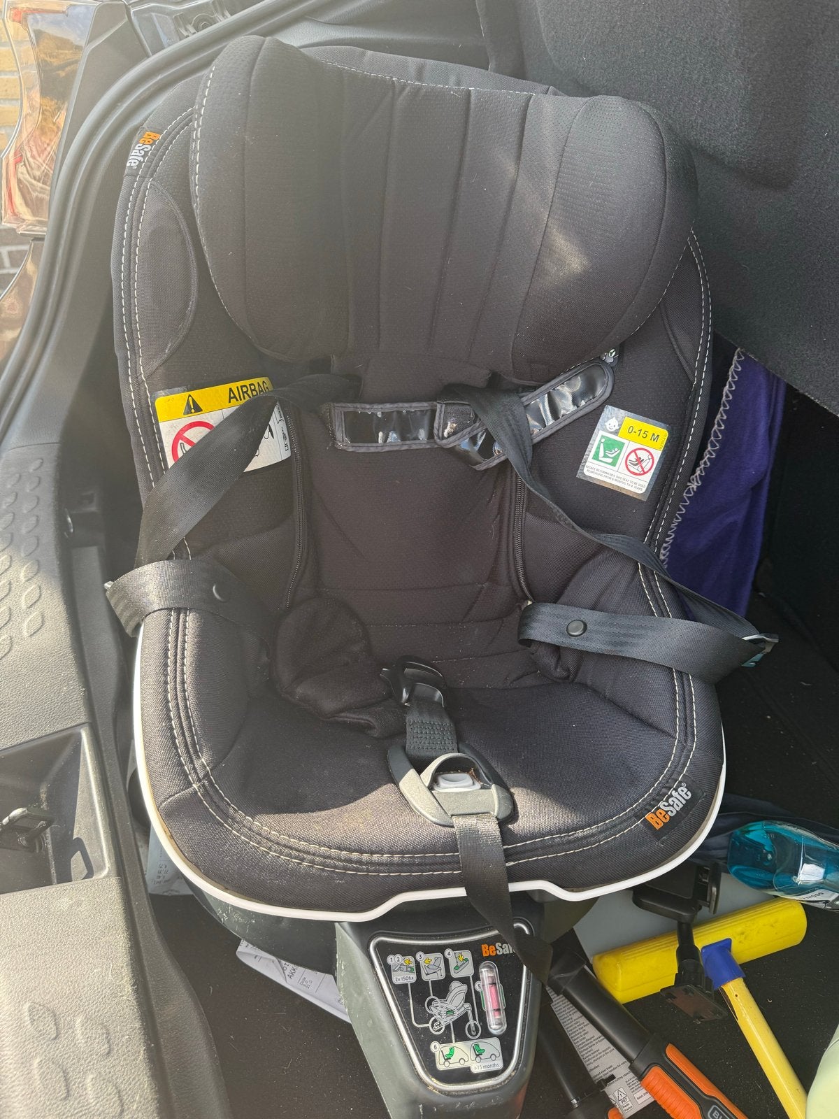 Isofix 360 graden draaibare autostoel - BeSafe, Gebruikt, 0 t/m 18 kg, Verstelbare rugleuning, Isofix