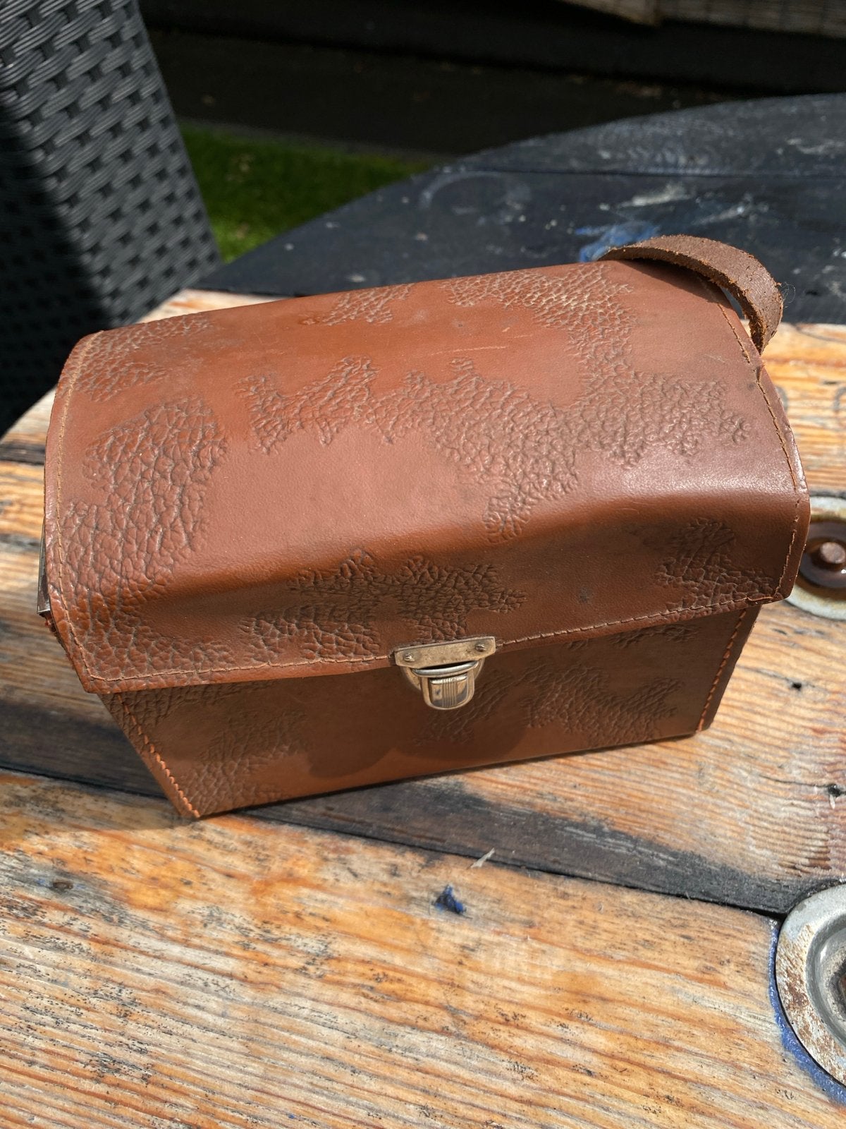 Vintage Agfa Click-I 6x6 camera met flitser en tas, Ophalen, Gebruikt, Compact, Overige Merken