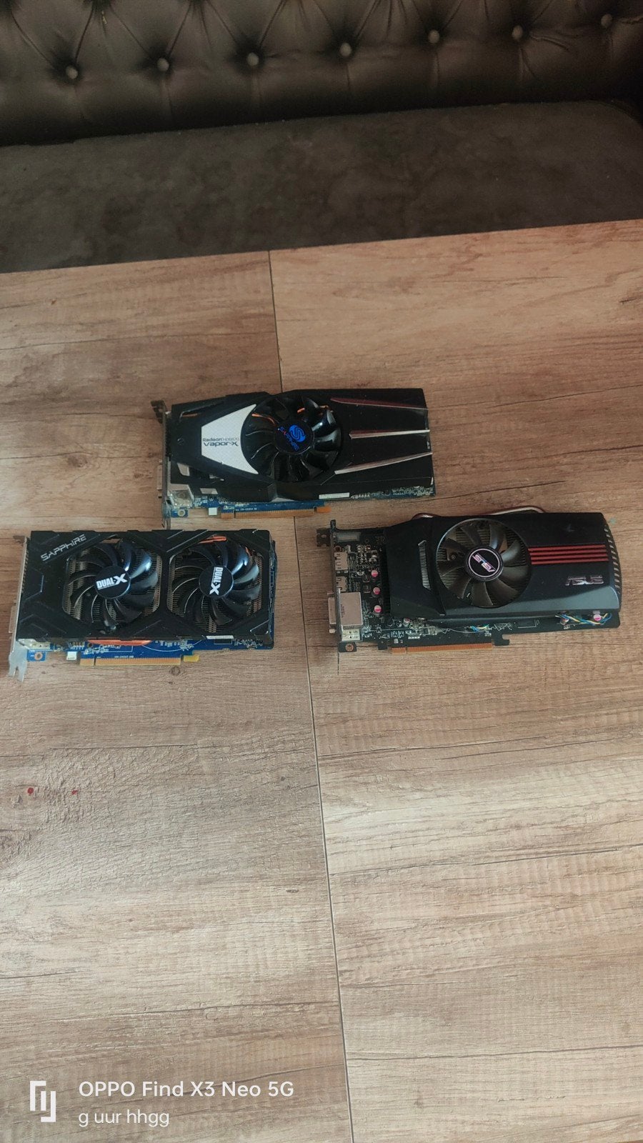 3 werkende videokaarten: Sapphire, Radeon, Asus, Computers en Software, Videokaarten, Gebruikt, HDMI, Ophalen of Verzenden, Overige chipsets