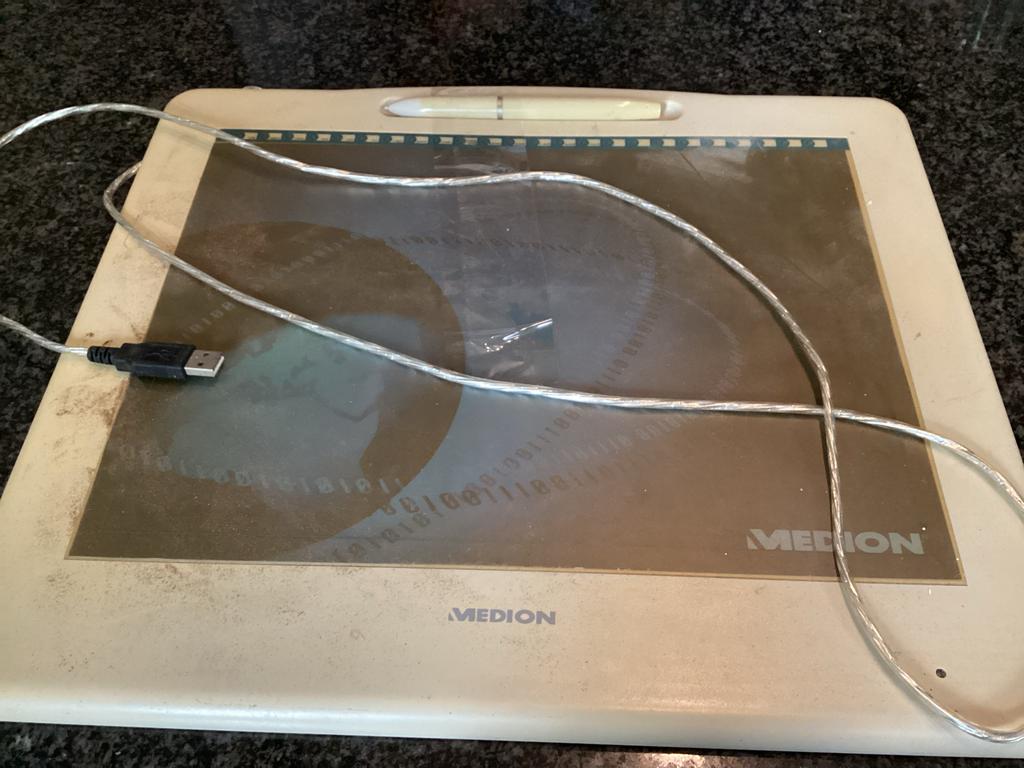 Tekenpad computer, Computers en Software, Tekentablets, Ophalen of Verzenden, Gebruikt