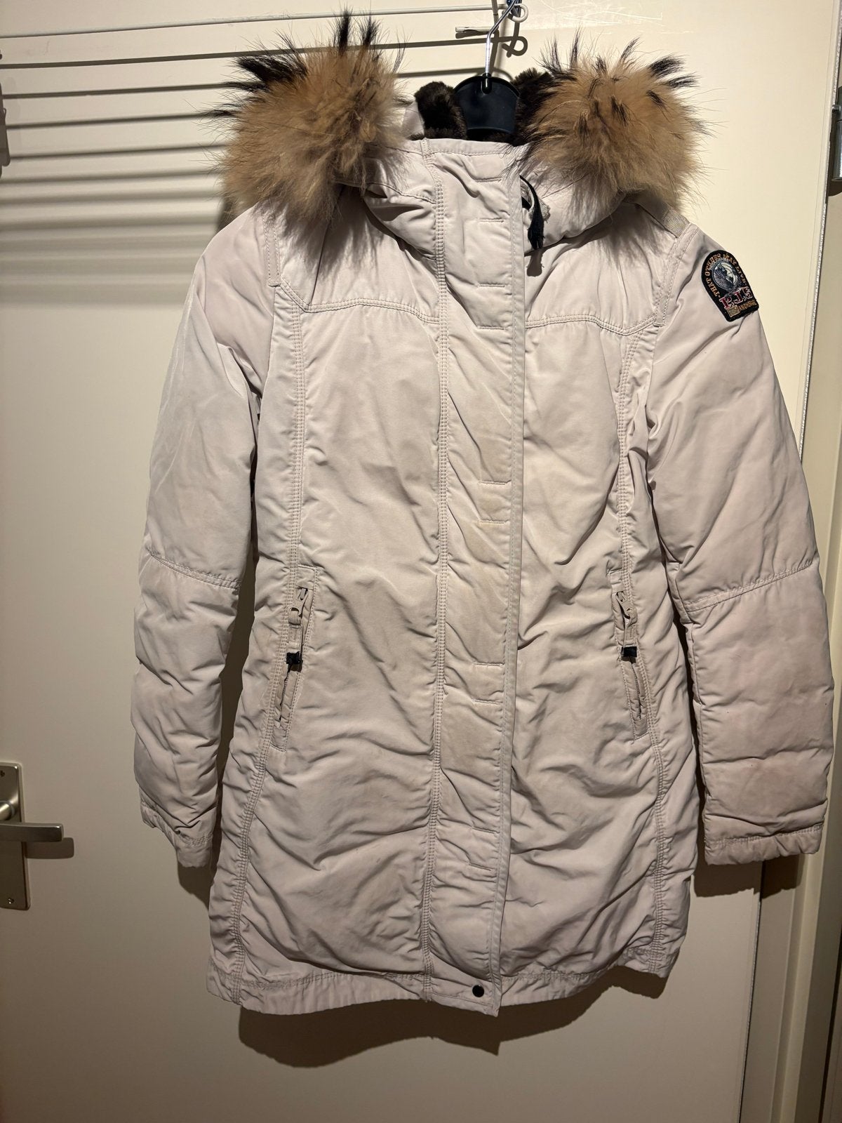 Parajumpers winterjas wit - Maat young small, Ophalen of Verzenden, Gebruikt, Maat 152