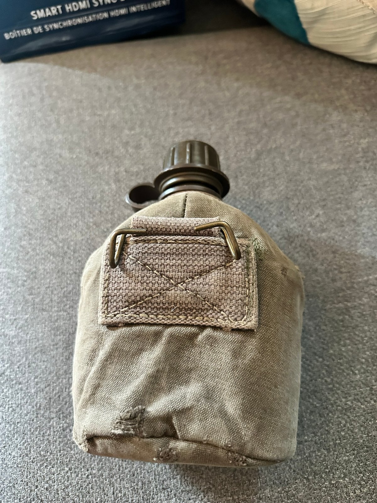 Vintage Militaire Veldflessen met Hoes - US Army Stijl, Ophalen of Verzenden, Landmacht, Amerika, Overige typen