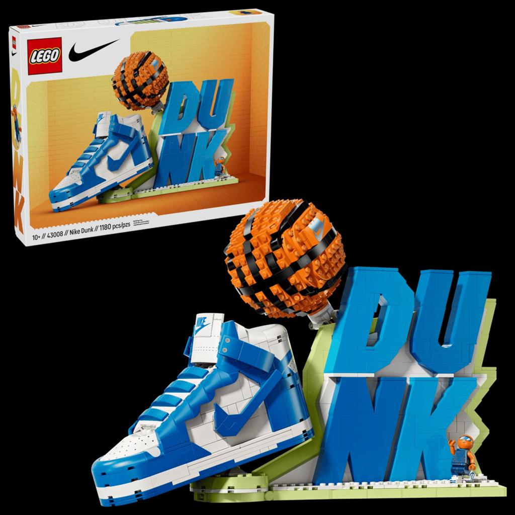LEGO 43008 Nike Dunk Sneaker Display Set, Ophalen, Overige thema's, Lego, Nieuw