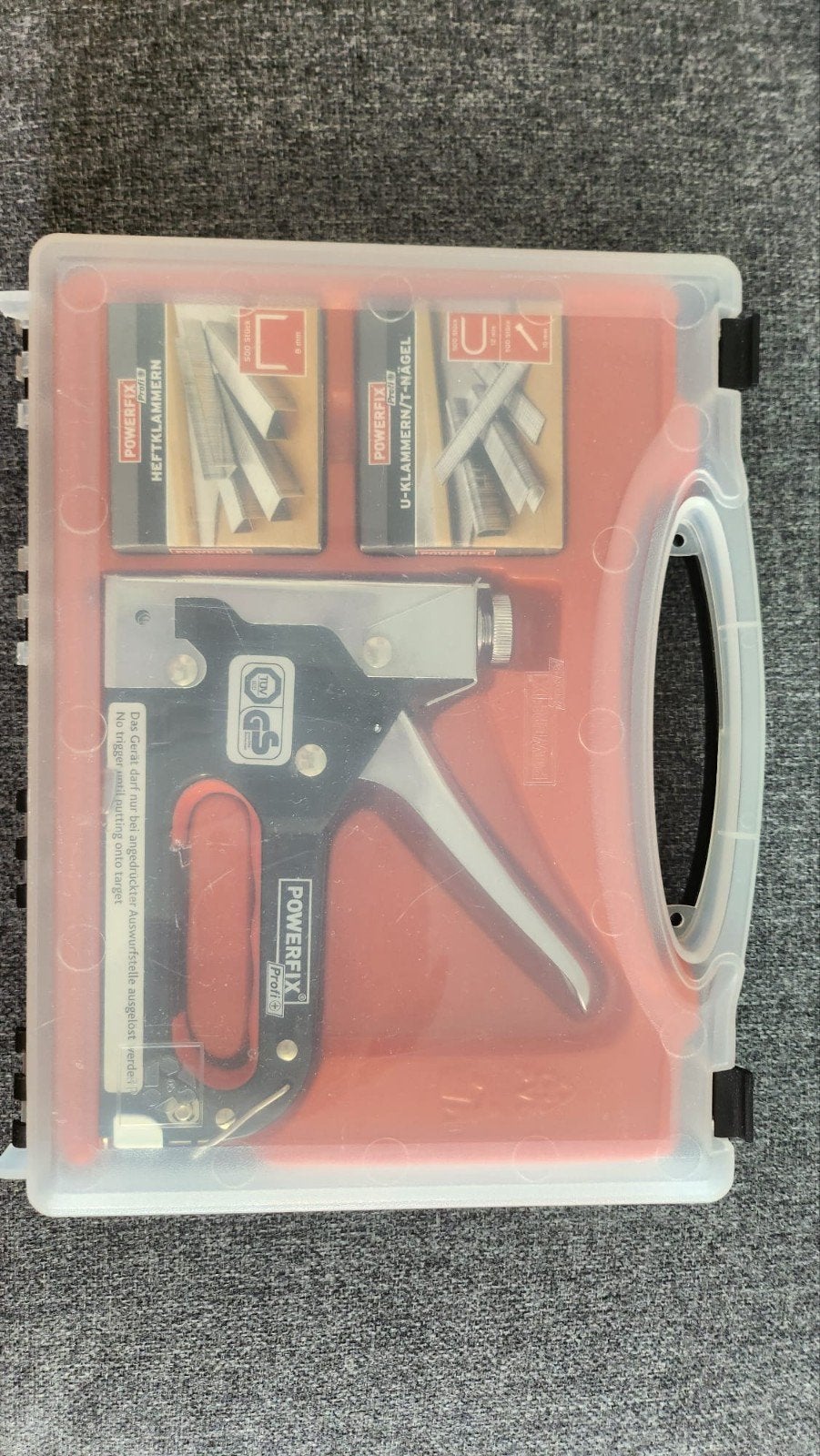 Powerfix PROFI Tackernietmachine met nietjes, Ophalen, Zo goed als nieuw