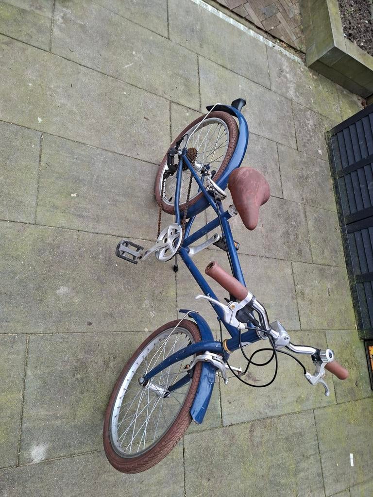Gebruikte kinderfiets, handrem en versnellingen, Fietsen en Brommers, Ophalen, Gebruikt, Minder dan 16 inch, Bobbin