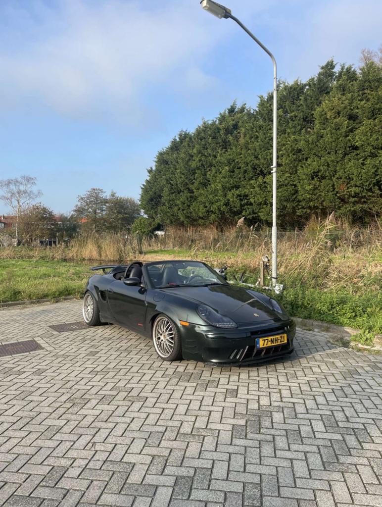 Porsche Boxster 2.5 1997 Groen | Zie beschijving., Achterwielaandrijving, 1225 kg, Cabriolet, Handgeschakeld