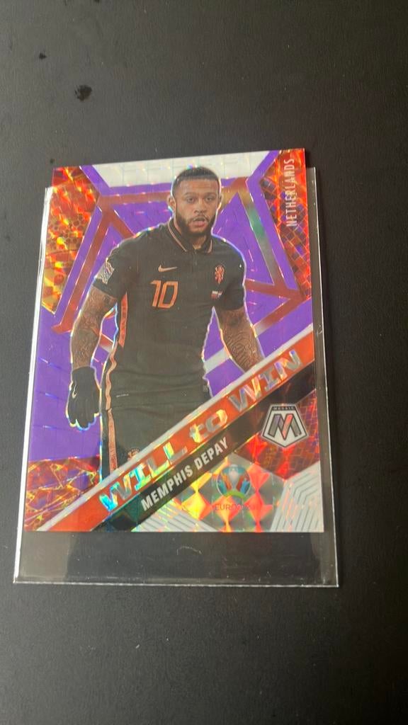 Memphis depay panini mosaic, Ophalen of Verzenden, Zo goed als nieuw, Buitenlandse clubs, Poster, Plaatje of Sticker