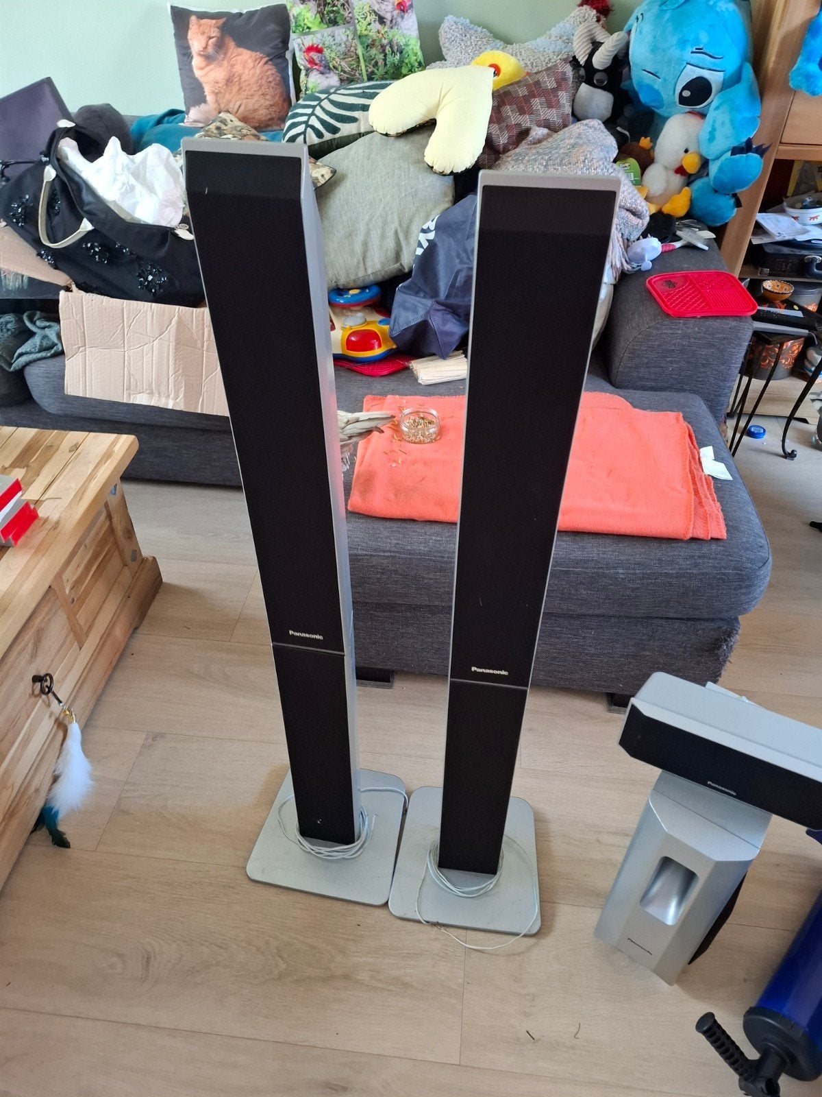 Panasonic Speakerset - Vloerstaand en Center Speaker, Ophalen, Philips, Gebruikt, Speakerset