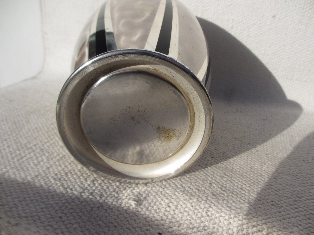 Antieke Art Deco vaas WMF Ikora verzilverd, Ophalen of Verzenden