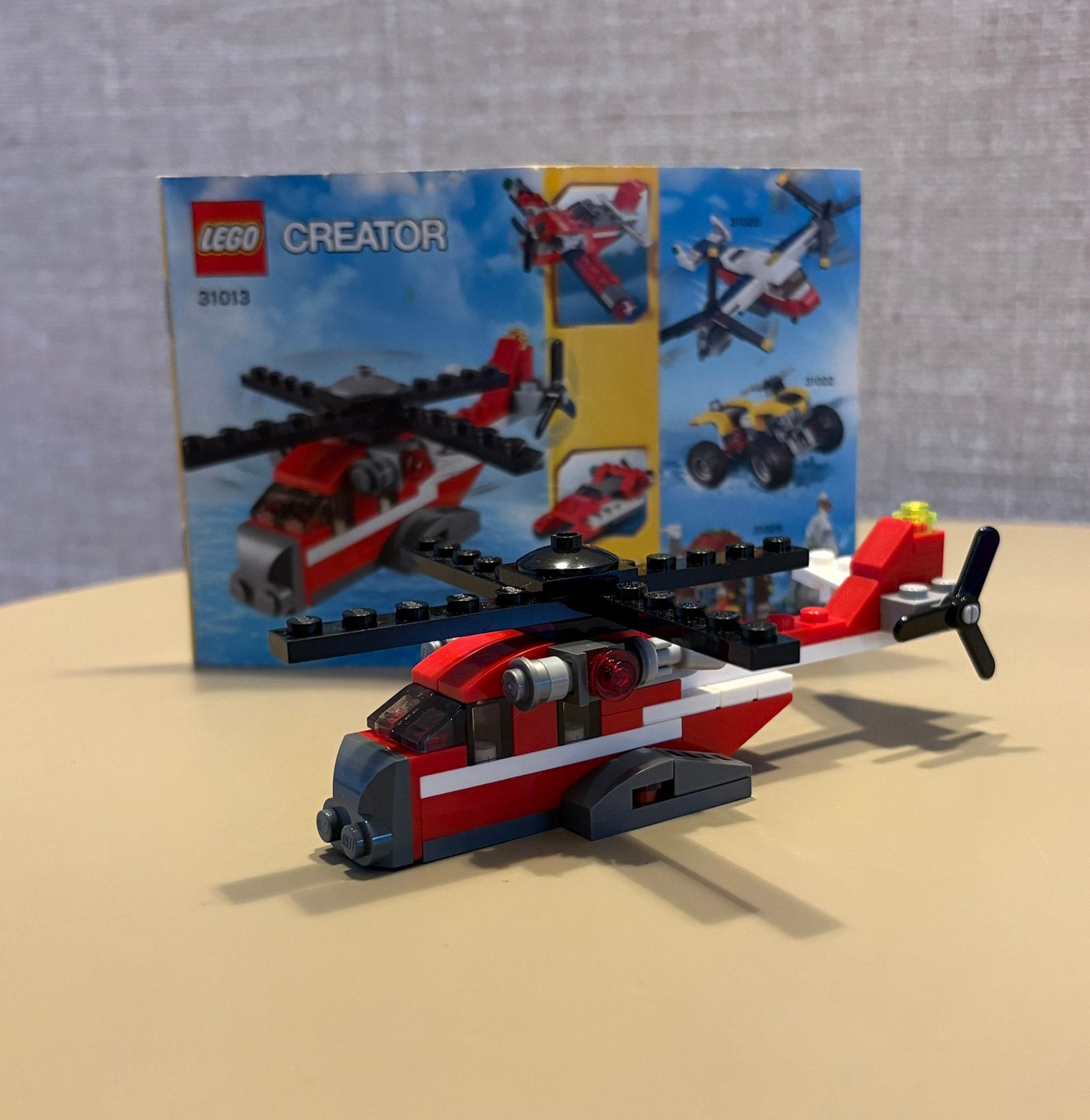 31013 Lego Creator helikopter, Ophalen of Verzenden, Zo goed als nieuw