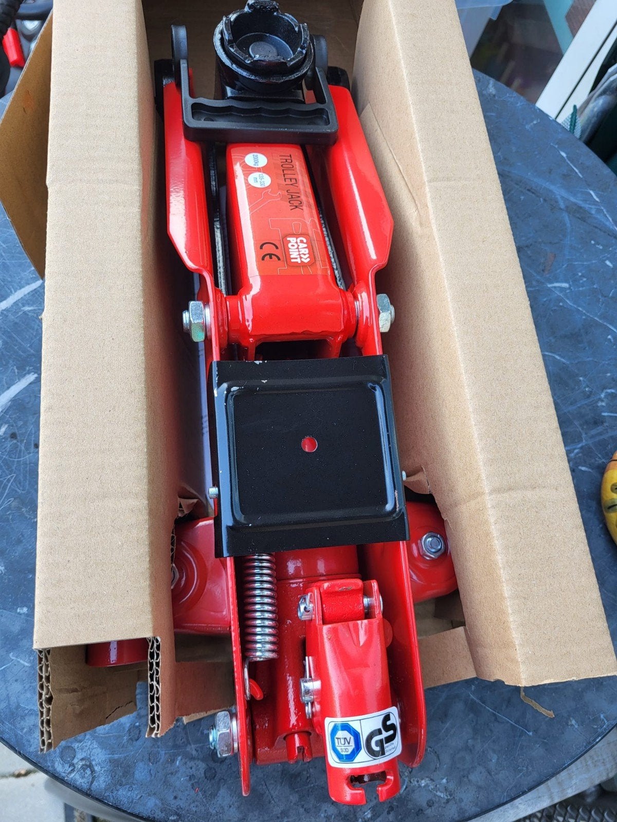 Carpoint Trolley Jack 2000kg - Nieuw in doos, Auto diversen, Ophalen, Nieuw, Hydraulisch, Garagekrik
