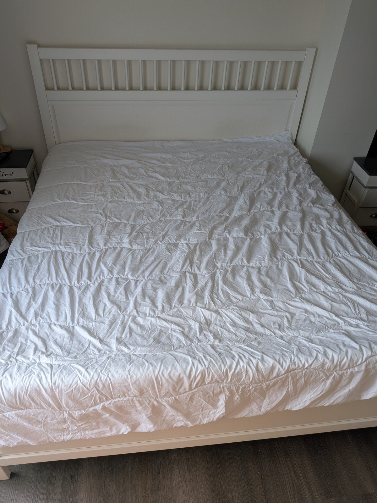 Tweepersoons zomer dekbed 240 x 200 cm (zo goed als nieuw), Huis en Inrichting, Wit, Tweepersoons, Ophalen of Verzenden, Deken of Dekbed