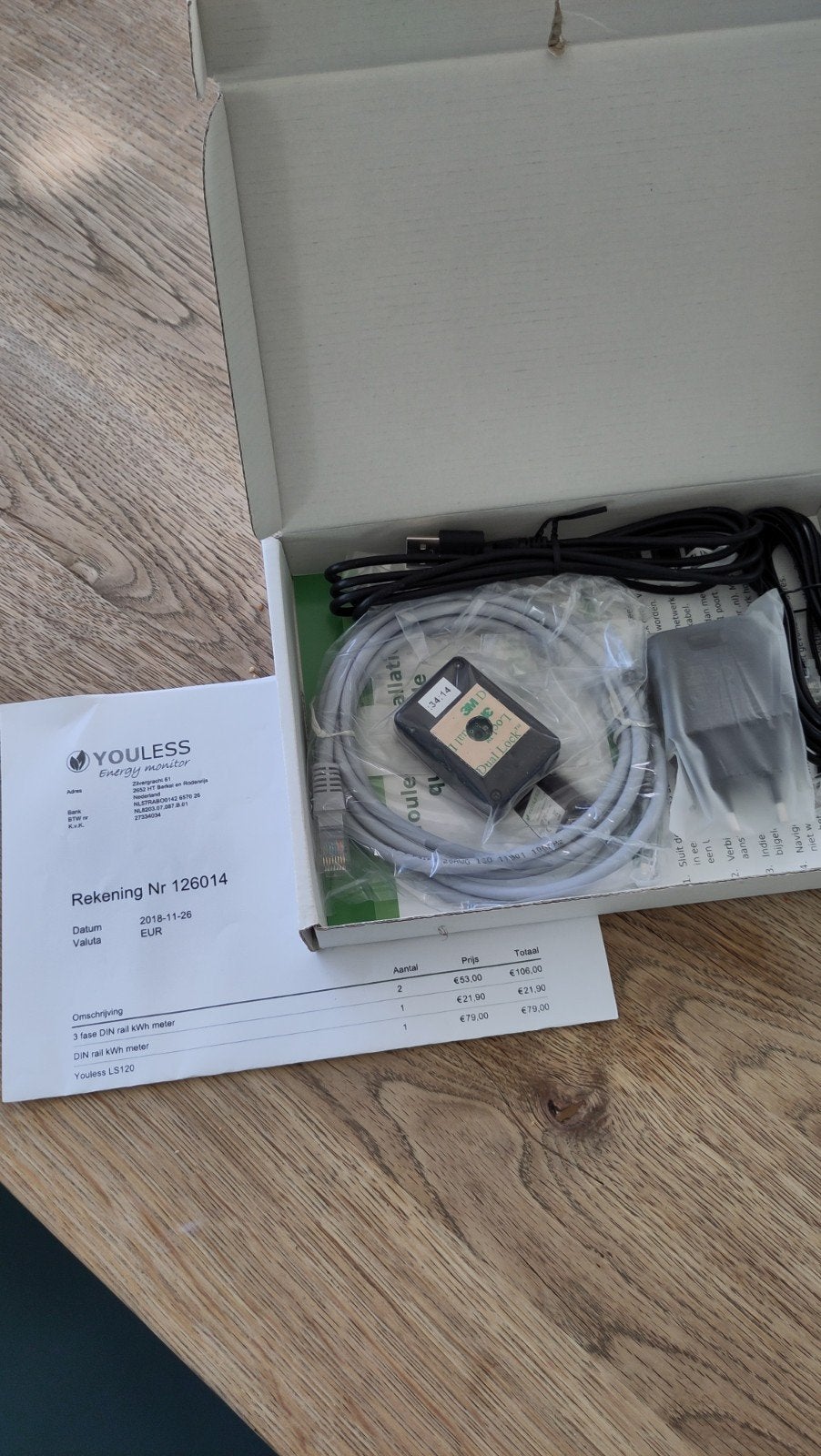 Youless LS120 P1 lezer, Ophalen of Verzenden, Nieuw, Elektriciteit